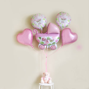 Baby Girl Balloon (Set) Balloon June Trading