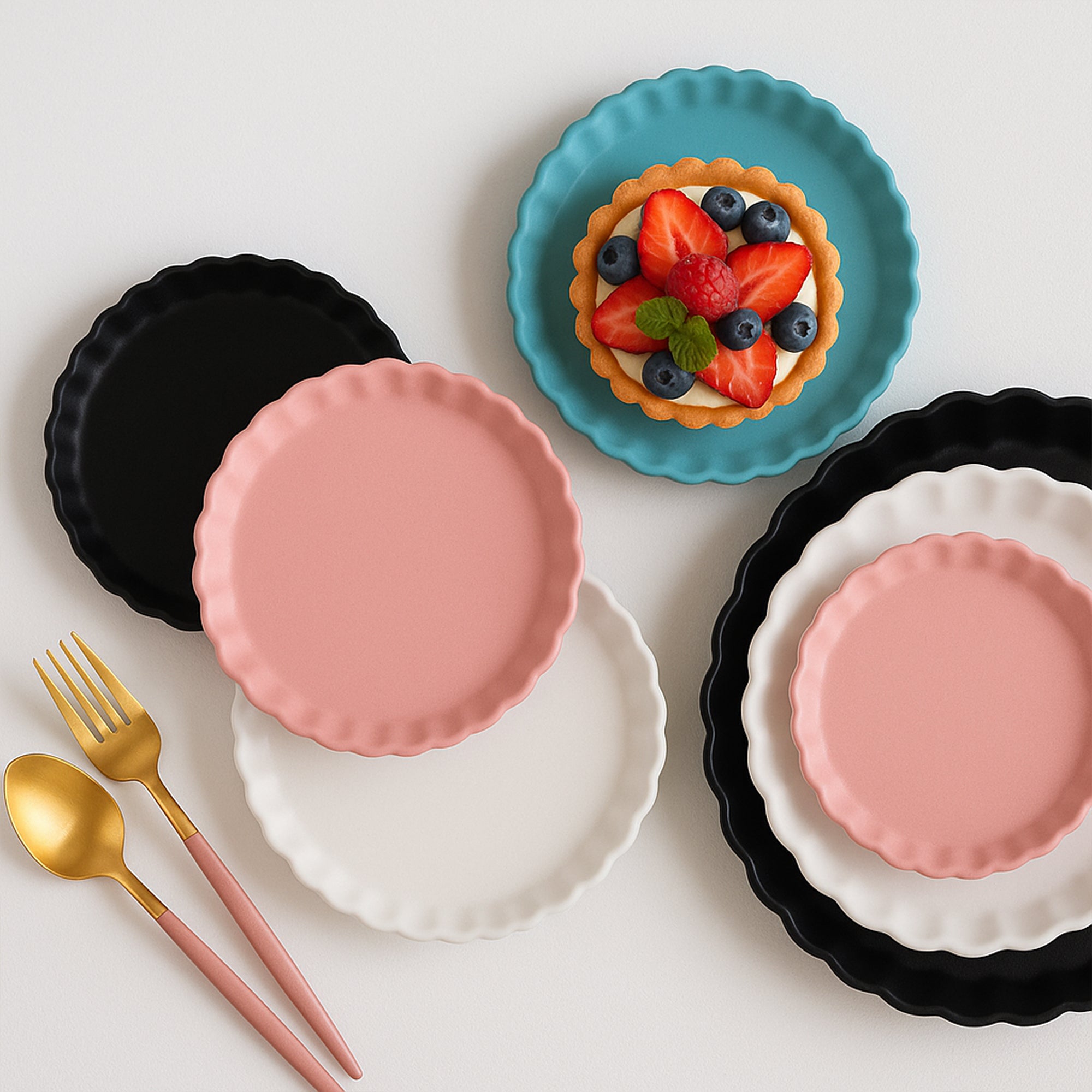 Crinkle Serving Plate