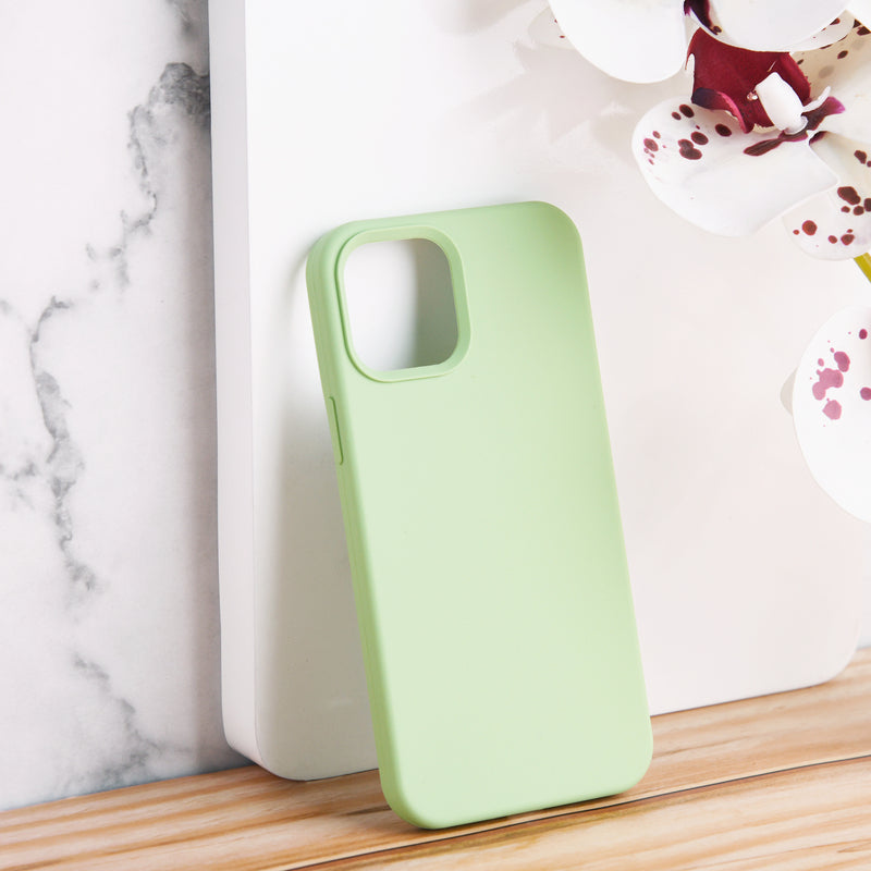 Colour Drop Silicone iPhone 12 Pro Max Case iPhone 12 Pro Max June Trading Lime Green
