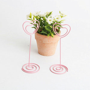 Desktop Metal Card Holder Stand Metal Stand June Trading