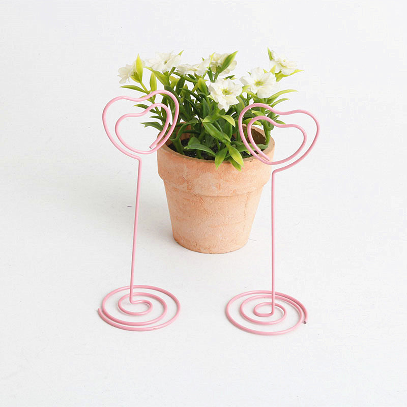 Desktop Metal Card Holder Stand Metal Stand June Trading