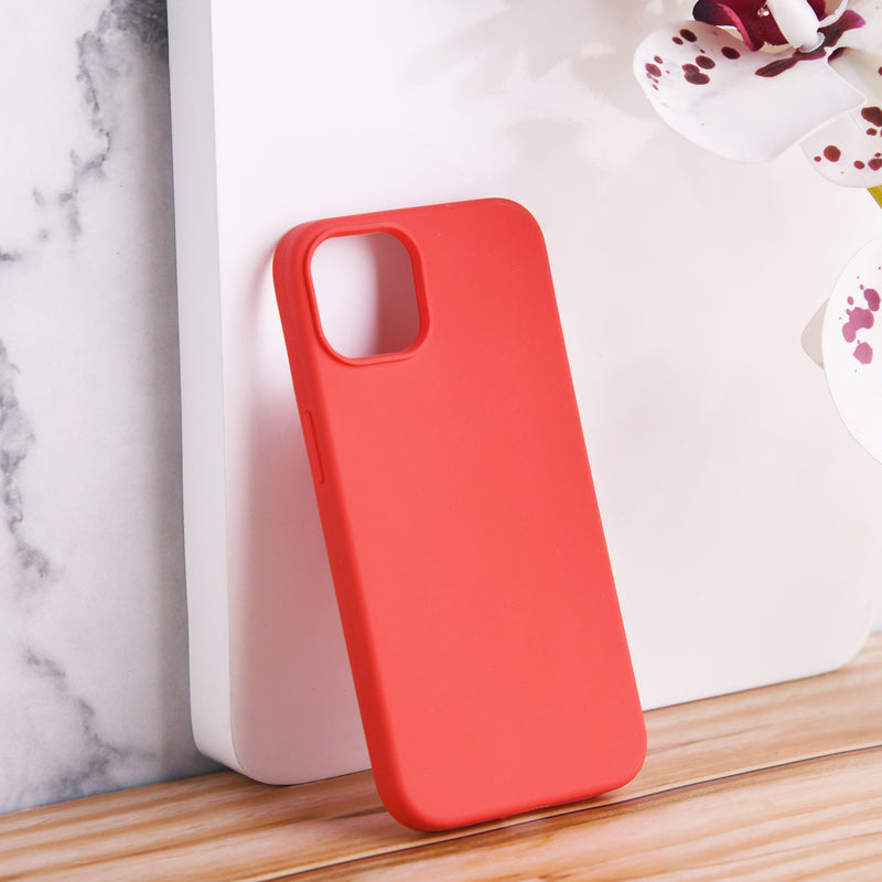 Colour Drop Silicone iPhone 13 Pro Max Case iPhone 13 Pro Max June Trading Rouge Red