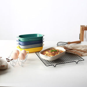 Rectangular Baking Tray Serving Bowls June Trading