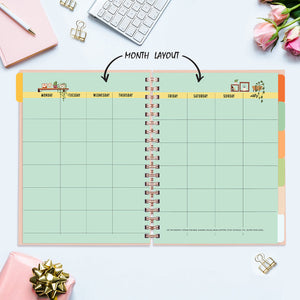 Undated Yearly Planner - Building My Empire Undated Planners June Trading