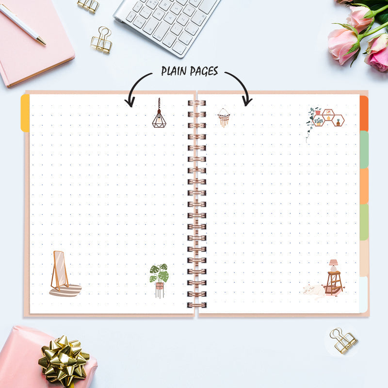 Undated Yearly Planner - Building My Empire Undated Planners June Trading