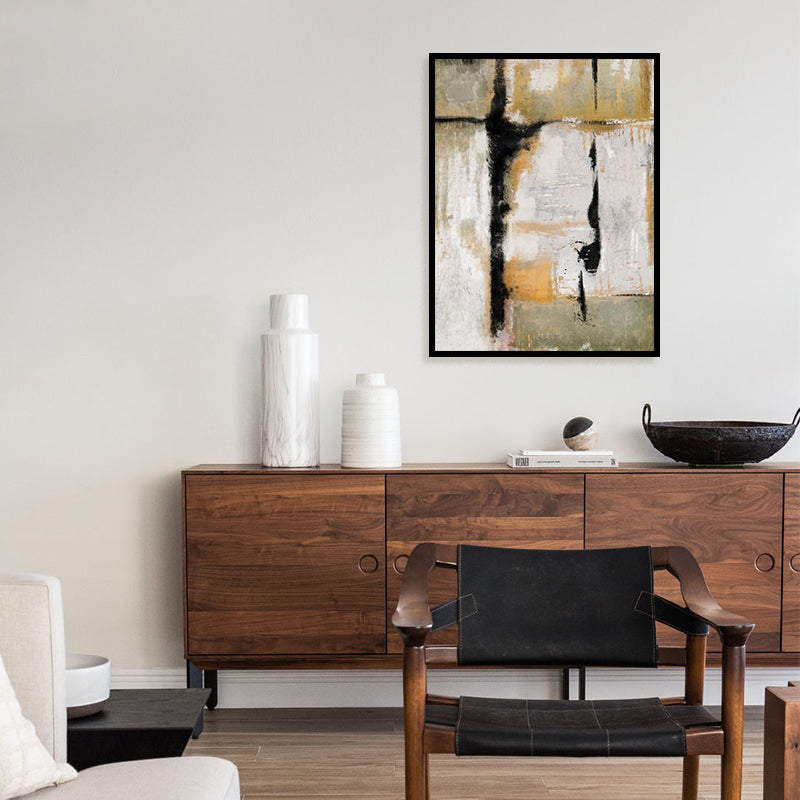 Tangerine Textures (A) Wall Art