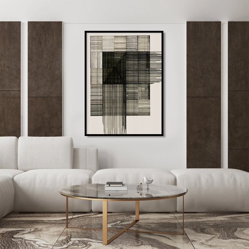 Charcoal Lines (A) Wall Art