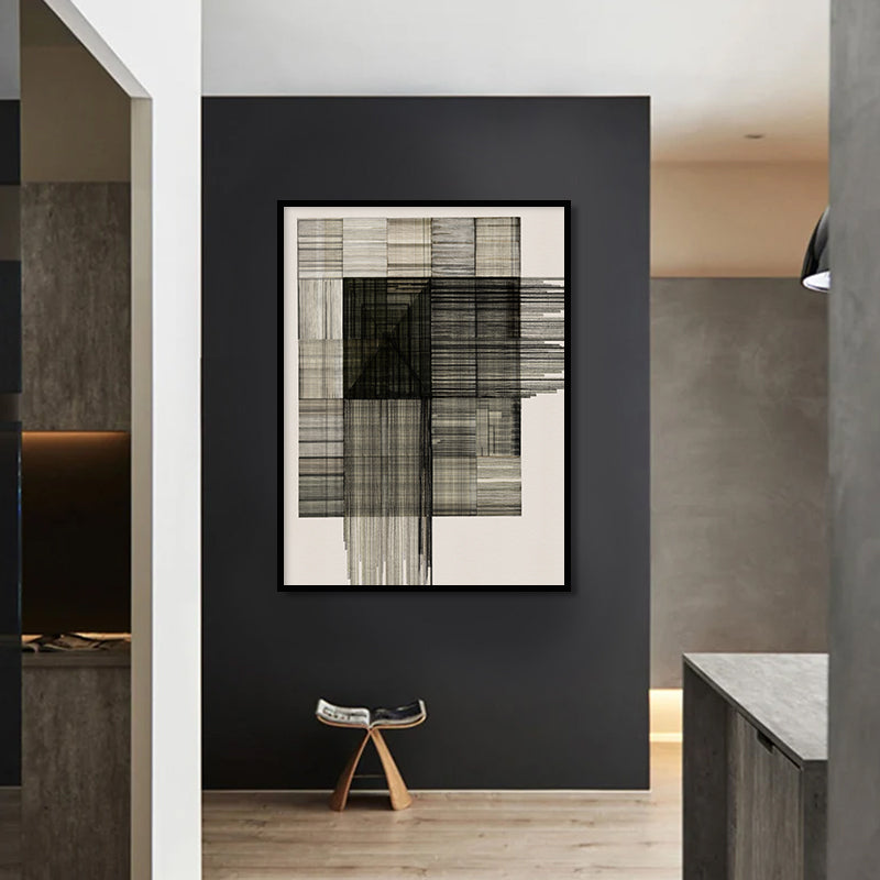 Charcoal Lines (A) Wall Art