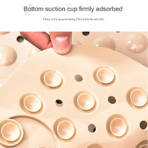 Mauvelous Pink Nonslip Foot Massager & Exfoliator Shower Mat Shower Mats June Trading