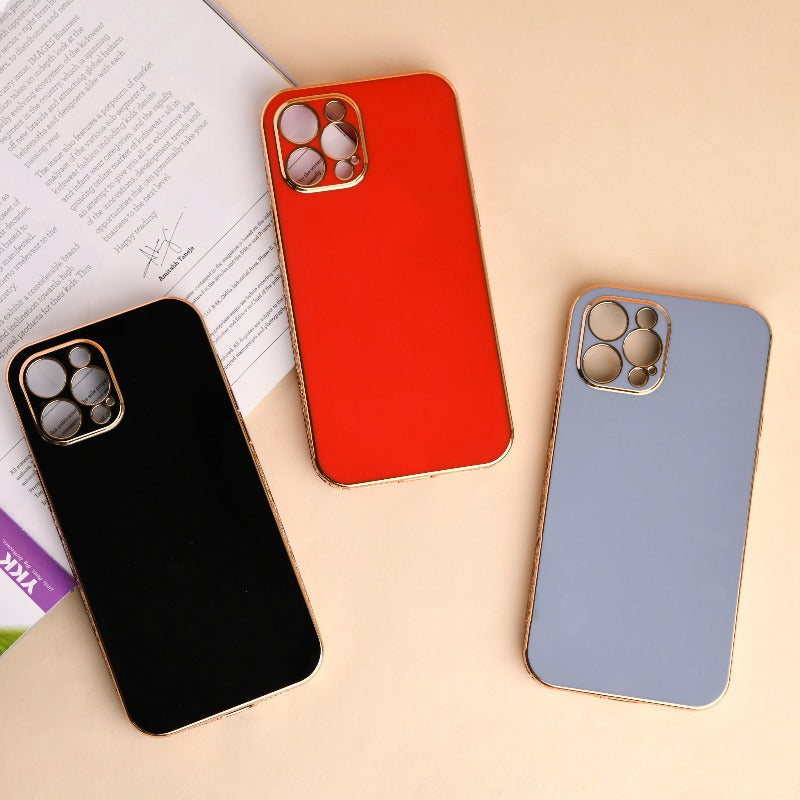 Rose Gold Carved Edge Luxury iPhone 12 Pro Max Case iPhone 12 Pro Max June Trading