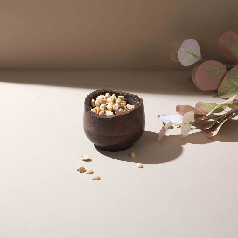 Artisan Carved Wooden Bowl