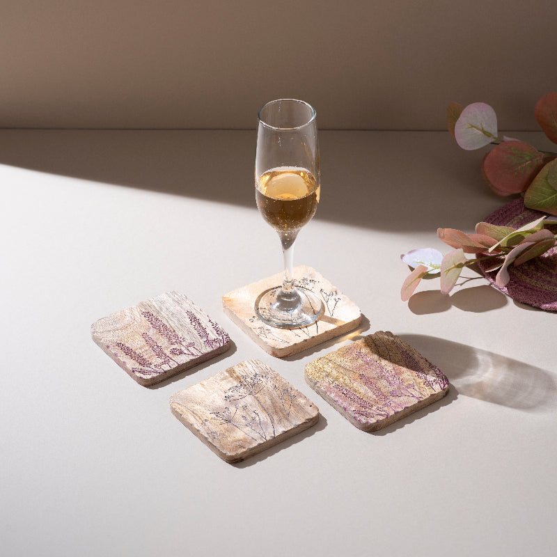 Dandelion Breeze Coaster Set Of 4