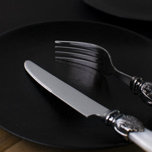 Ivory Accent Regal 24 Piece Cutlery Set Cutlery June Trading