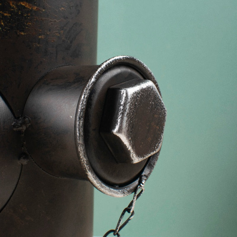 Vintage Charm Fire Hydrant-Inspired Table Clock Table Clocks The June Shop