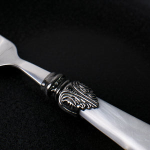 Ivory Accent Regal 24 Piece Cutlery Set Cutlery June Trading