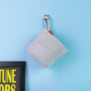 Rope Storage Basket For Planters & Essentials Basic Organisers June Trading Small Smoke Grey