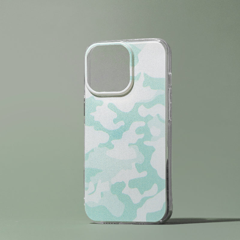 Mint Green Camo Style iPhone Cover Mobile Phone Cases June Trading iPhone 13 Pro