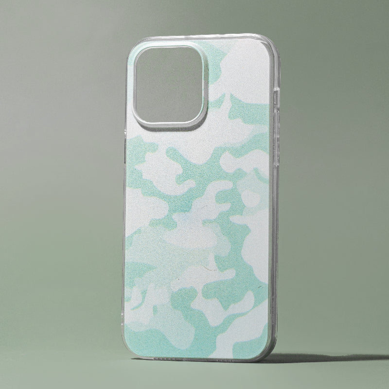 Mint Green Camo Style iPhone Cover Mobile Phone Cases June Trading iPhone 14 Pro Max