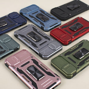 Hybrid Armour iPhone 14 Pro Cover | Camera Slider & Kickstand iPhone 14 Pro Max The June Shop