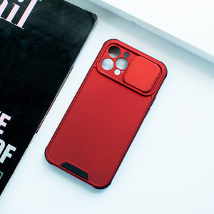 Colour Me Vivid Camera Slider Apple iPhone 12 Pro Cover iPhone 12 Pro June Trading Rogue Red