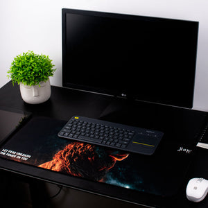 Fear Nothing Versatile Desk Mat Desk Mats June Trading