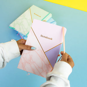 Marble Accent Hardcover Notepad Notepads June Trading