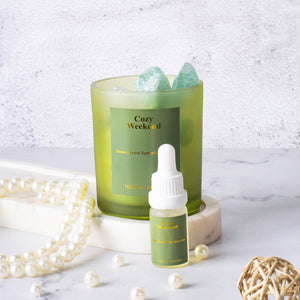 Kensho Essential Oil Diffuser | Green Salt Crystal Candles The June Shop