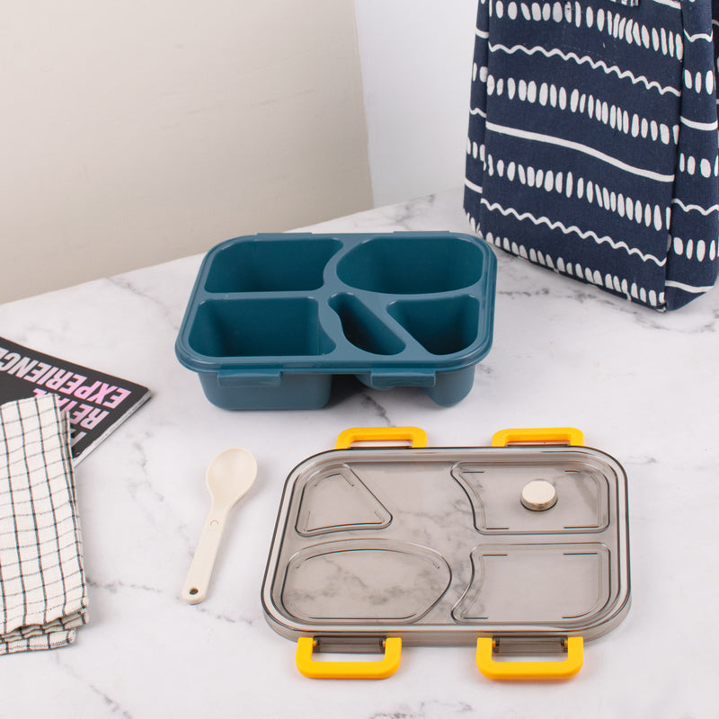 Yum-Tum Bento Lunch Box Lunch Boxes June Trading Azure Blue