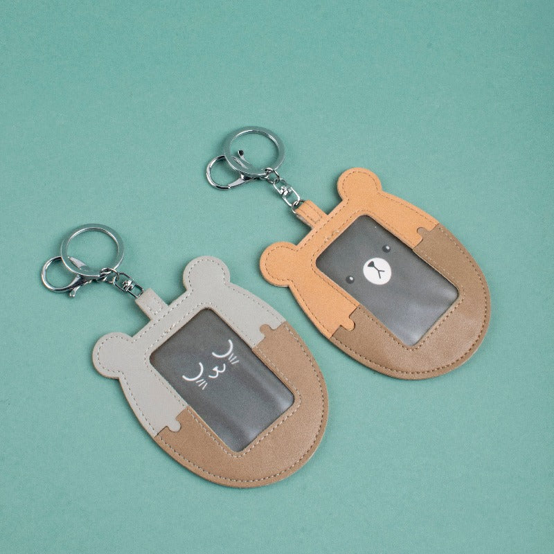 Teddy Personalized Keychain Photo Holder