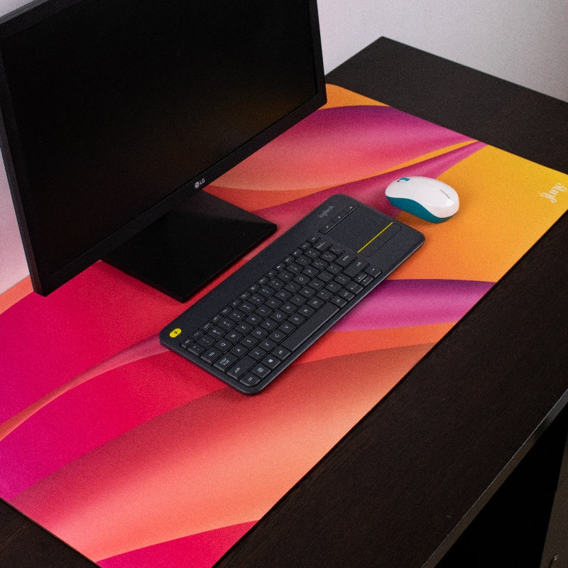 Jazzy Tones Extended Versatile Desk Mat Desk Mats The June Shop