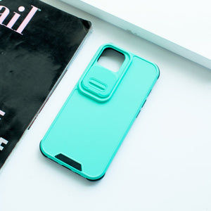 Colour Me Vivid Camera Slider Apple iPhone 13 Cover iPhone 13 June Trading Turquoise Blue