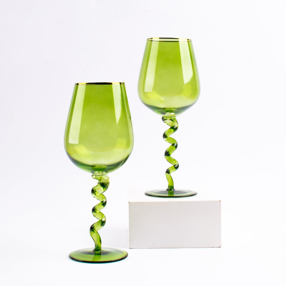 Twist of Eden Elegant Wine Glass