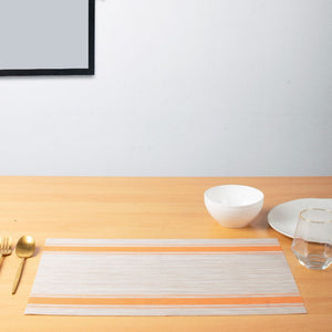 Ardea Grey Table Mats Set | 6 Pcs Tablemat The June Shop