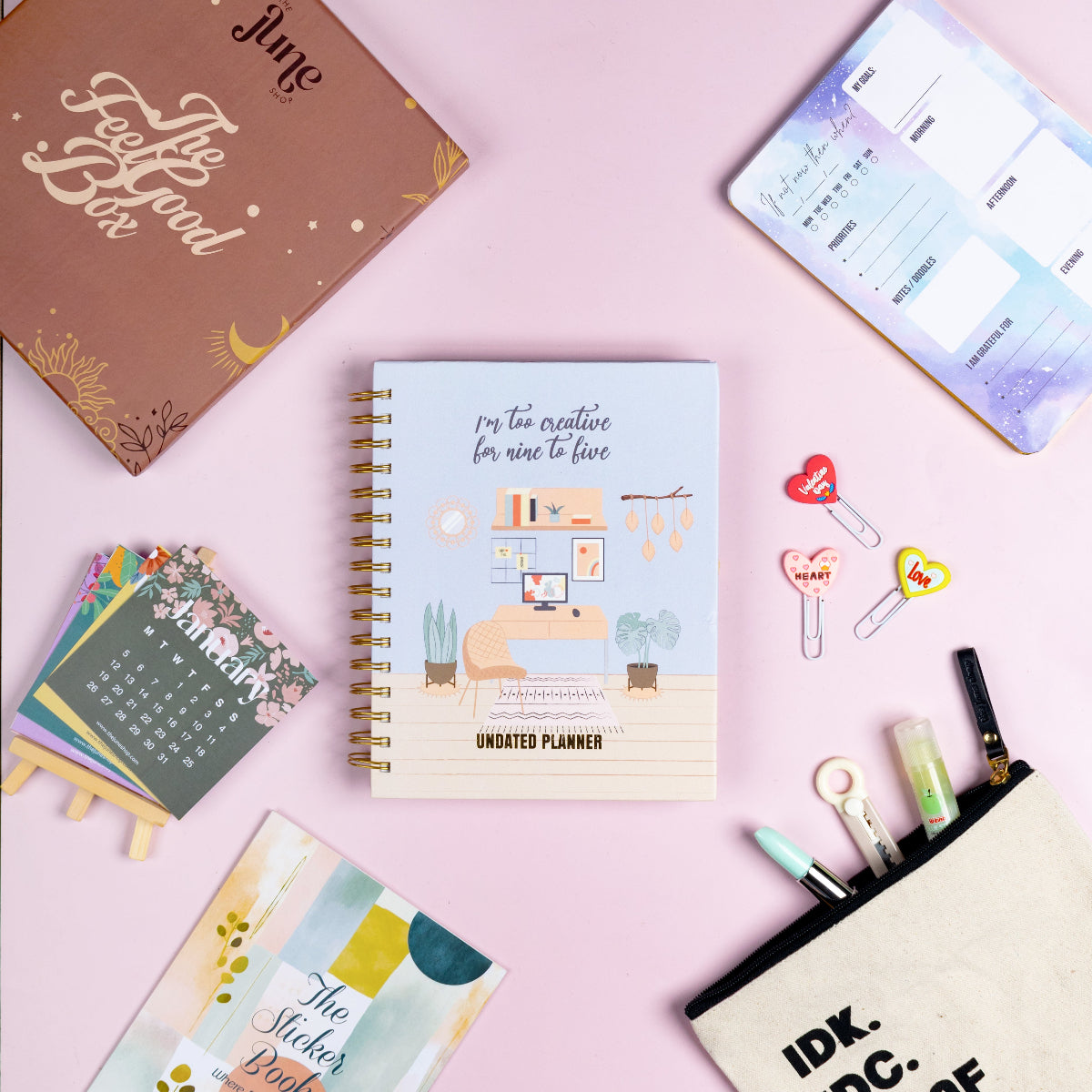 The Feel-Good Planner Box™ | Too Creative For 9 to 5 Edition