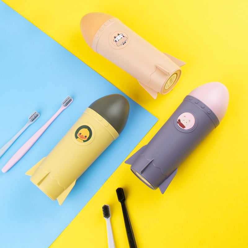 Space-Rocket Toothbrush Holder Lunch Boxes June Trading
