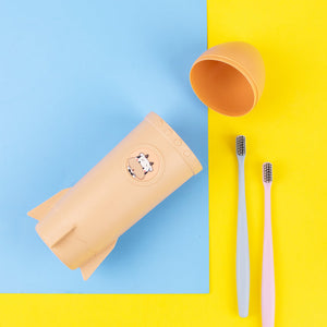 Space-Rocket Toothbrush Holder Lunch Boxes June Trading Cow Coral Cream