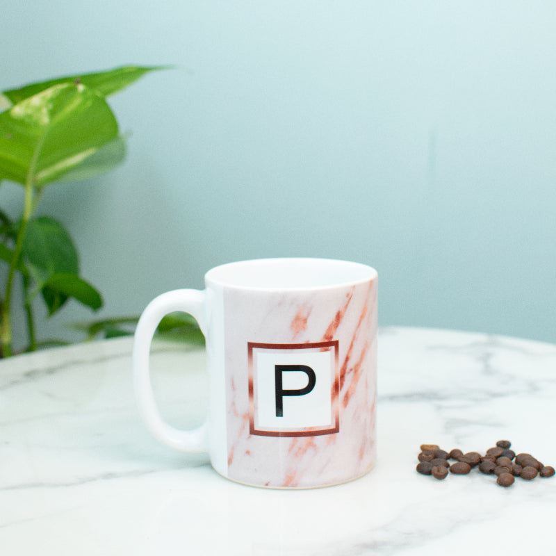 Speckled Ceramic Initials Coffee Mug Coffee Mugs June Trading P