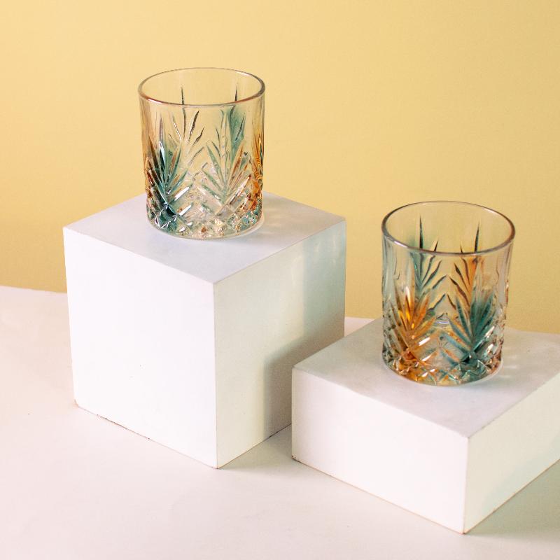 Tropical Radiance Glassware (Set Of 2, 4 & 6)