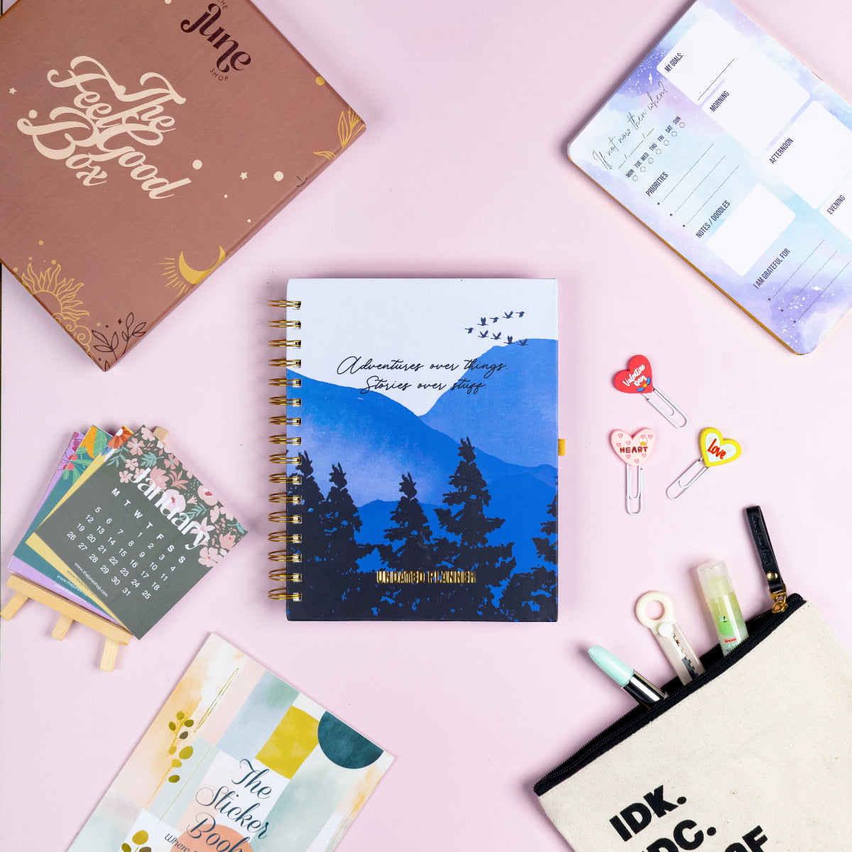 The Feel-Good Planner Box™ | Adventures Over Things Edition