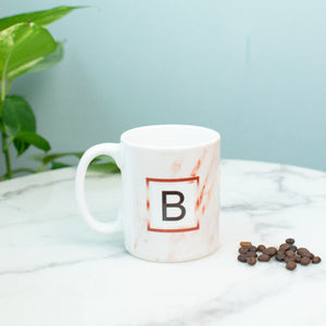 Speckled Ceramic Initials Coffee Mug Coffee Mugs June Trading B