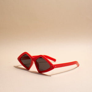 Bling Like A Diamond Cherry Red Sunglass Eyewear June Trading