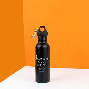 Metal Bottle With Motivational Quotes Bottles June Trading Teamwork
