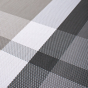 Metal Grey Table Mats Set | 6 Pcs Tablemat The June Shop