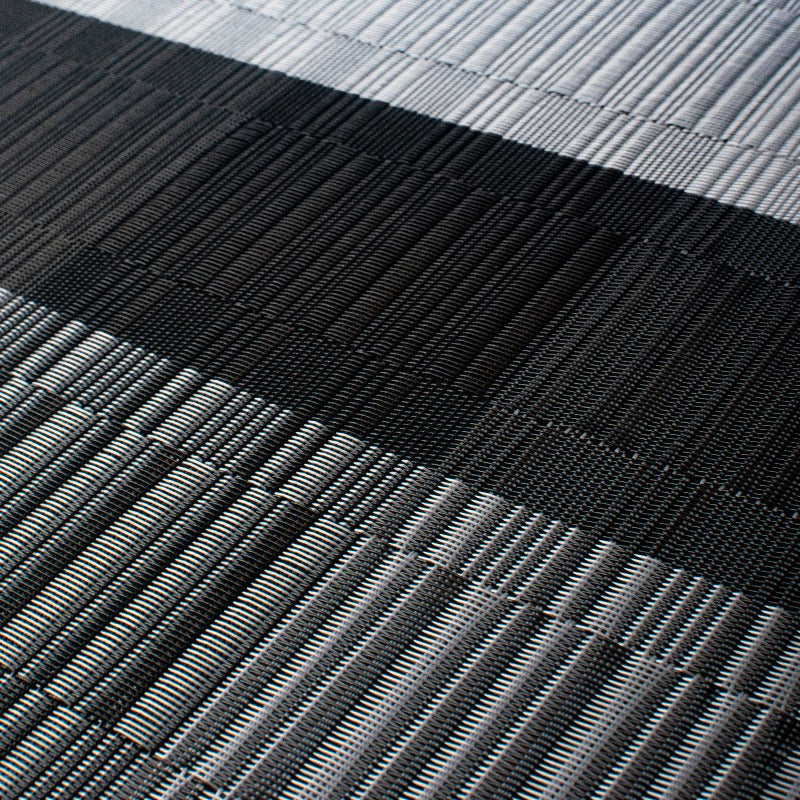 Elira Black Table Mats Set | 6 Pcs Tablemat The June Shop