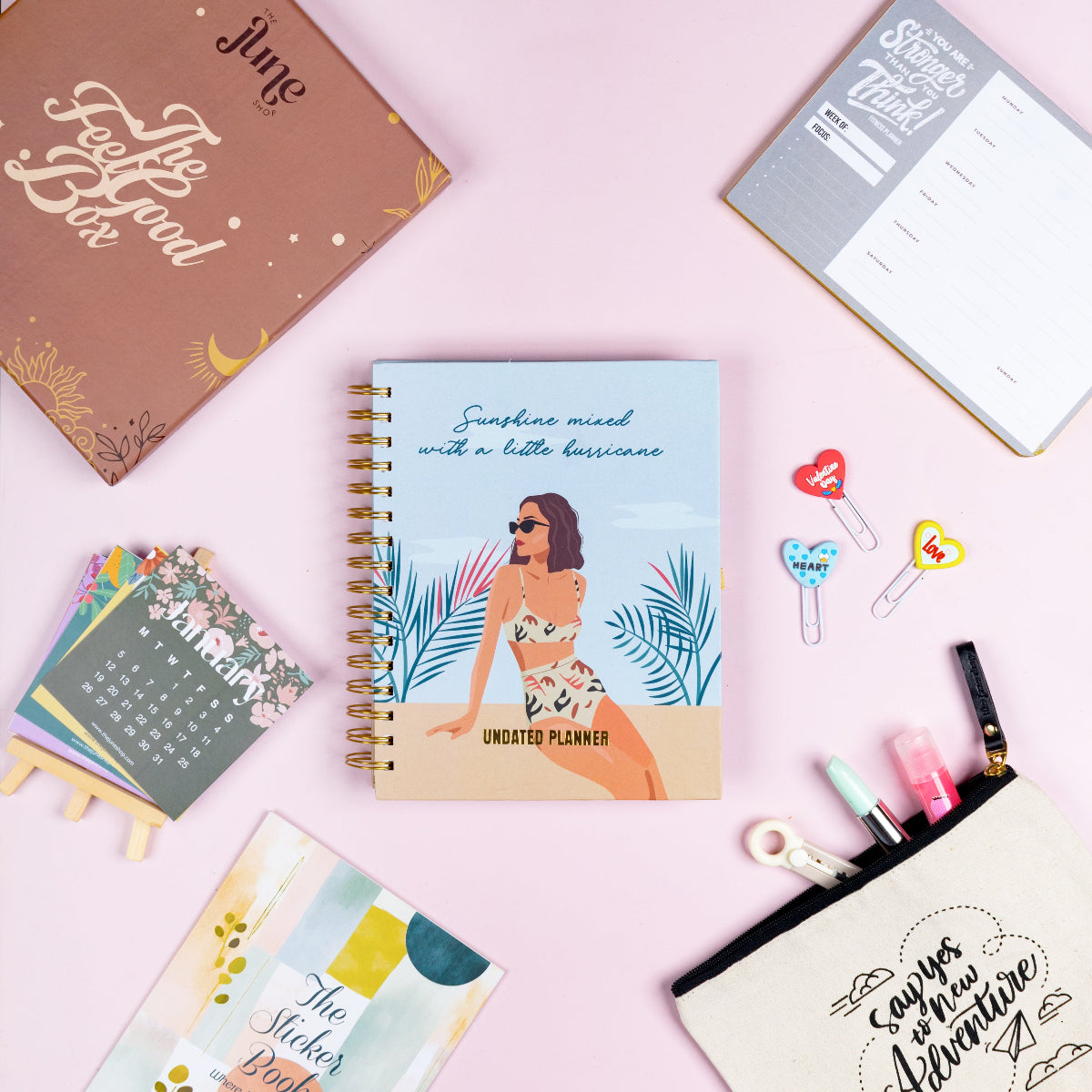 The Feel-Good Planner Box™ | Sunshine & A Little Hurricane Edition