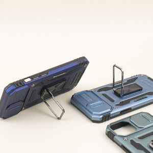 Hybrid Armour iPhone 14 Plus Cover | Camera Slider & Kickstand iPhone 14 Plus The June Shop