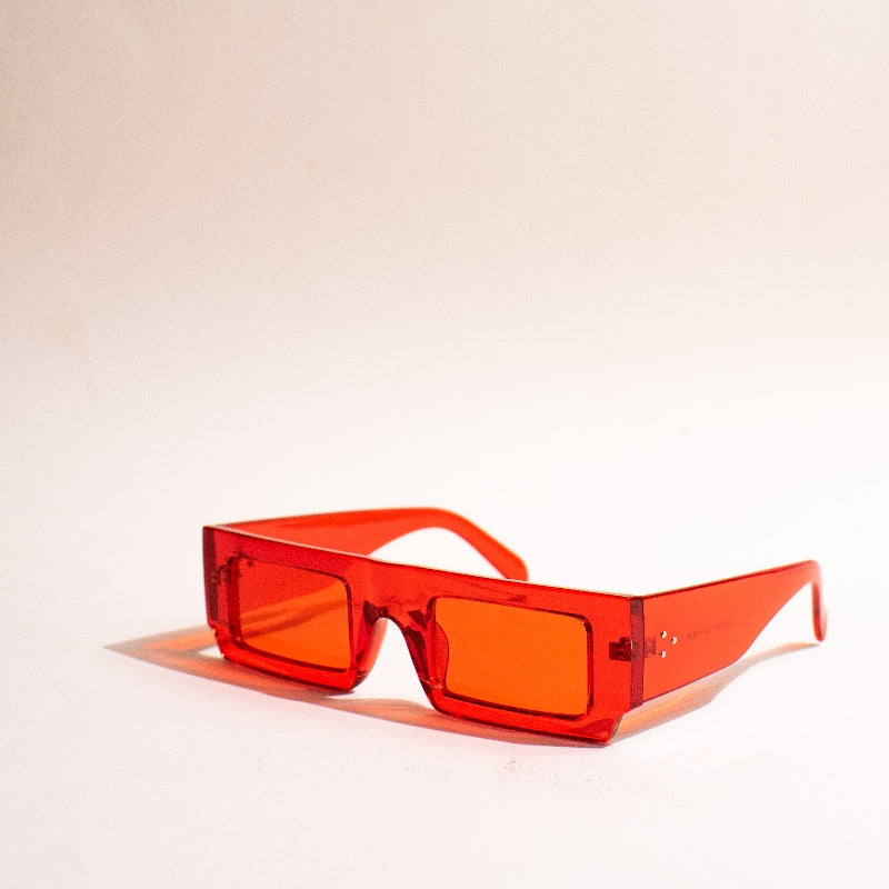 Retro Punk Burnt Orange Sunglass Eyewear June Trading