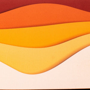 Gradient Waves Versatile Desk Mat Desk Mats June Trading