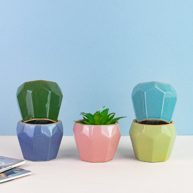 Quirky Geometric Planter Planters June Trading