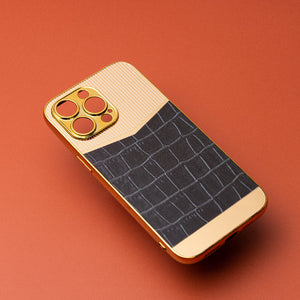 Golden Royally Black Luxury Embossed Design iPhone Cover Mobile Phone Cases June Trading iPhone 14 Pro Max